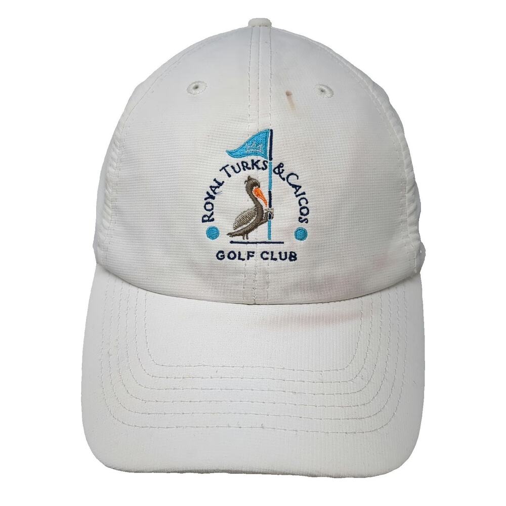 Imperial Baseball Cap White OSFM Royal Turks & Caicos Golf Club Strapback Hat